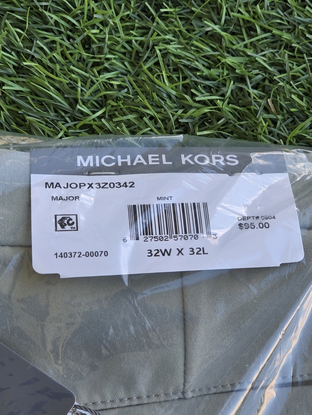 Michael Kors Men's Classic Dress Pants 32x32 NWT $95 MSRP Mint Career Formal - Picture 5 of 7